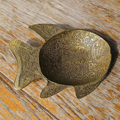 Gold Fish Trinket Dish