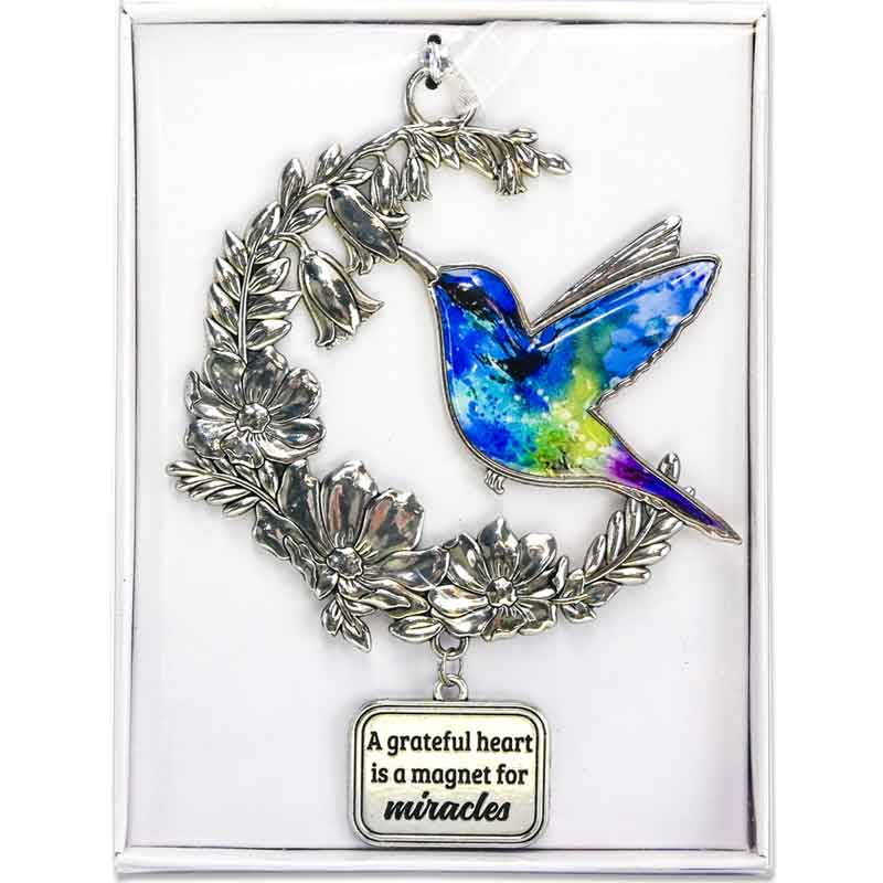 Blue Bird Miracles Hanging Decoration - Gift Boxed