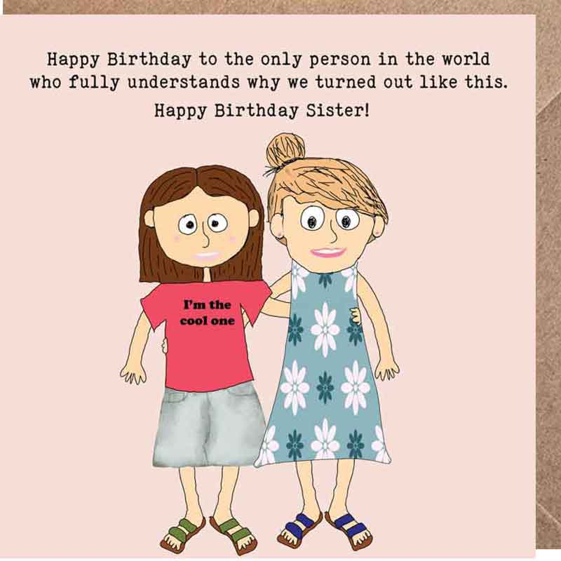 Lucy Loves Life Card - Happy Birthday Sister