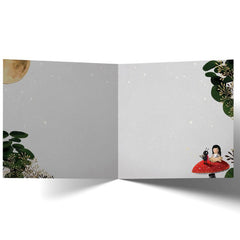 Happy Birthday Ladybird Moon Greeting Card