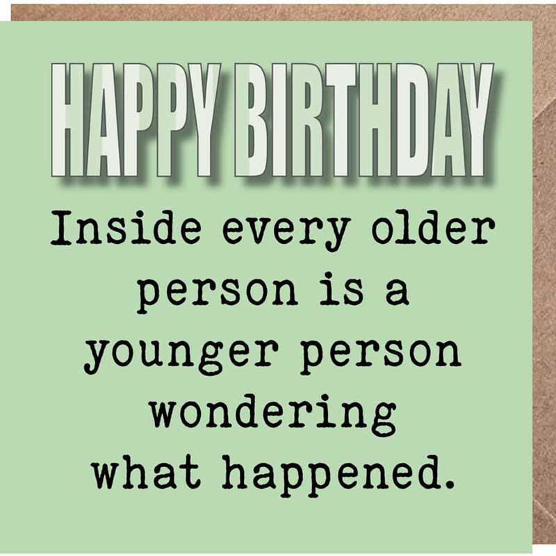 Lucy Loves Life Card - Happy Birthday What Happened