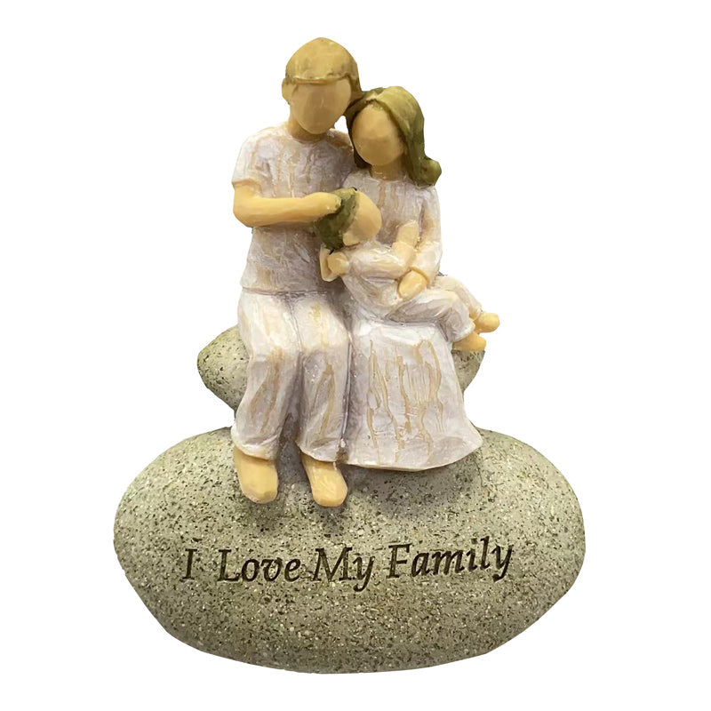 I Love My Family Mini Figurine