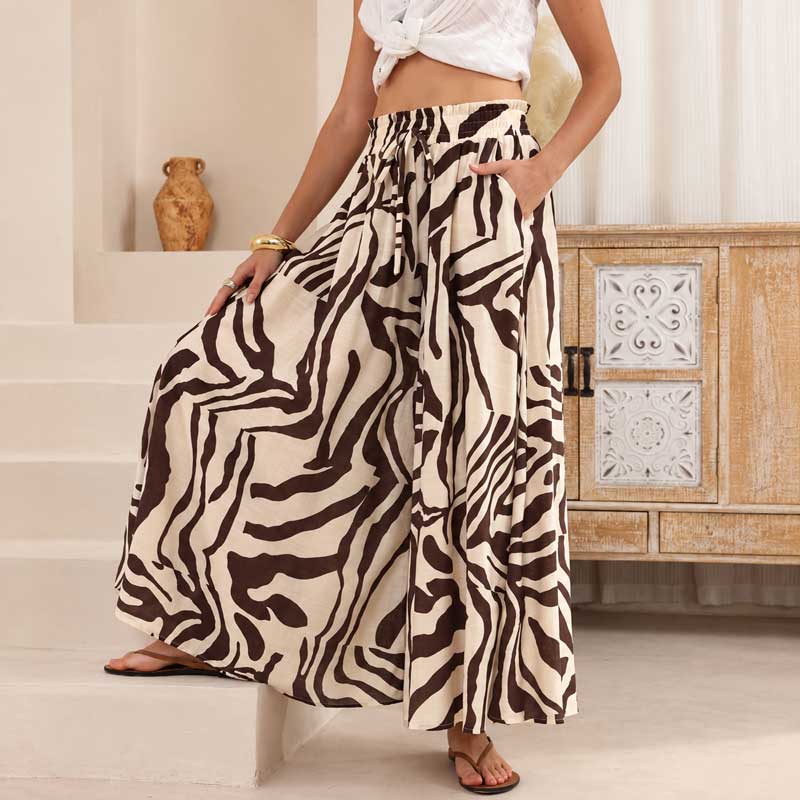 Zara Wide Leg Pants – Chocolate Zebra