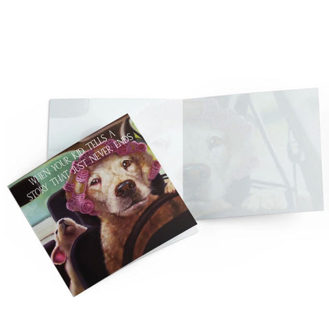 Labrador Mum Funny Greeting Card