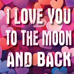 Lucy Loves Life Card - Love You To The Moon & Back