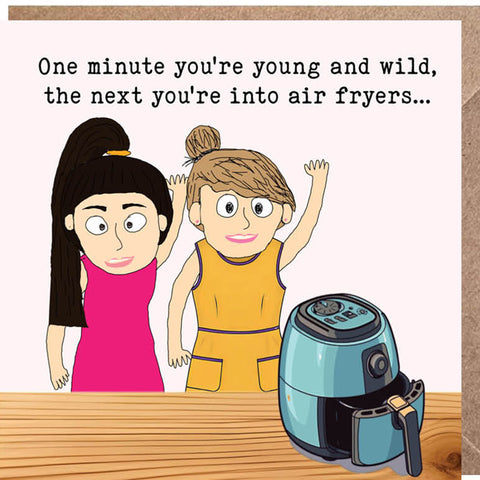 Lucy Loves Life Card - Air Fryers