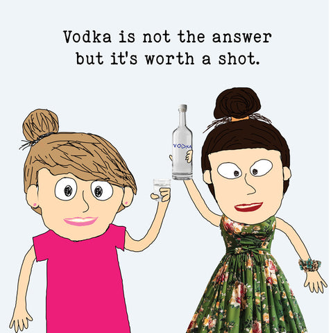 Lucy Loves Life Card - Vodka