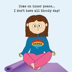 Lucy Loves Life Card - Inner Peace