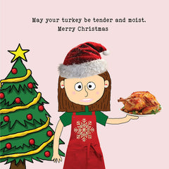 Lucy Loves Life Card - Moist Turkey