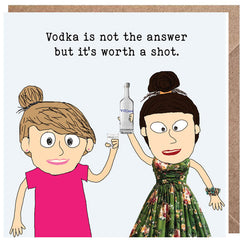 Lucy Loves Life Card - Vodka