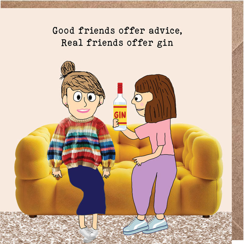 Lucy Loves Life Card - Real Friends Offer Gin