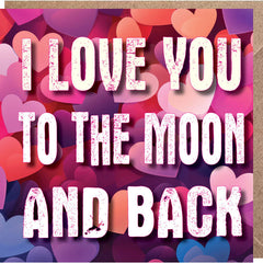 Lucy Loves Life Card - Love You To The Moon & Back