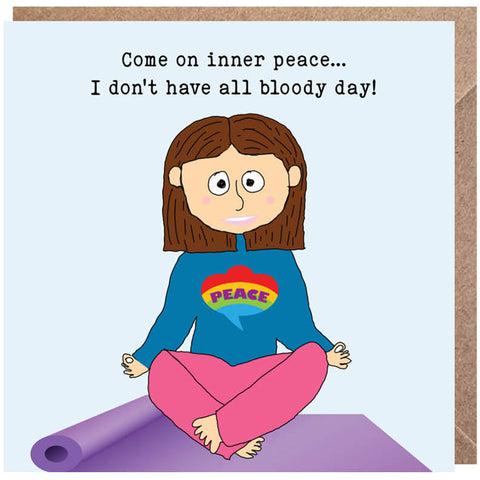 Lucy Loves Life Card - Inner Peace