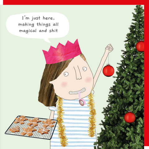 Rosie Made A Thing Christmas Card - Magical Christmas