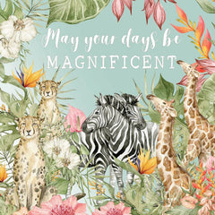 Magnificent Days Jungle Lovers Greeting Card