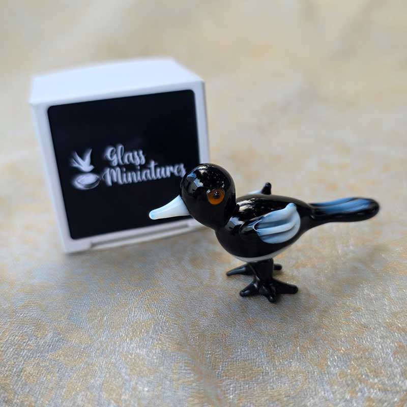 Glass Miniatures - Magpie