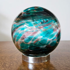 Mother Friendship Ball Marine Green & Aubergine Swirl