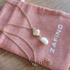 Marnie Necklace - Gold & Pearl