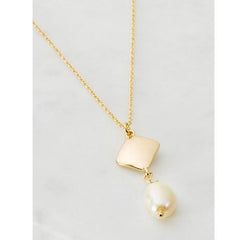 Marnie Necklace - Gold & Pearl