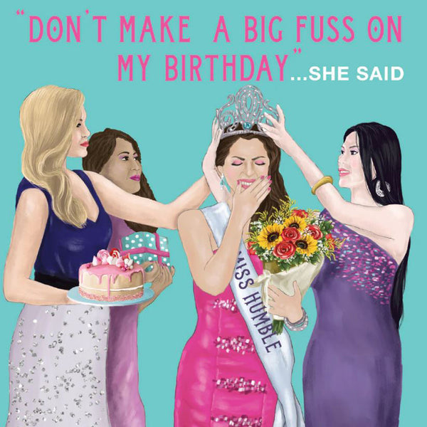 Miss Humble Birthday Princess Greeting Card – The Chic Nest