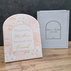 Mum Gift Plaque - Always My Mother, Forever My Friend