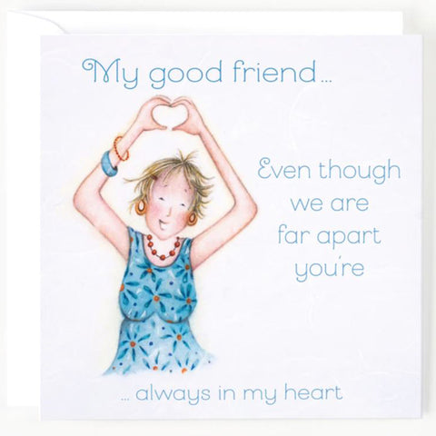 My Good Friend Greeting Card -  Berni Parker Designs