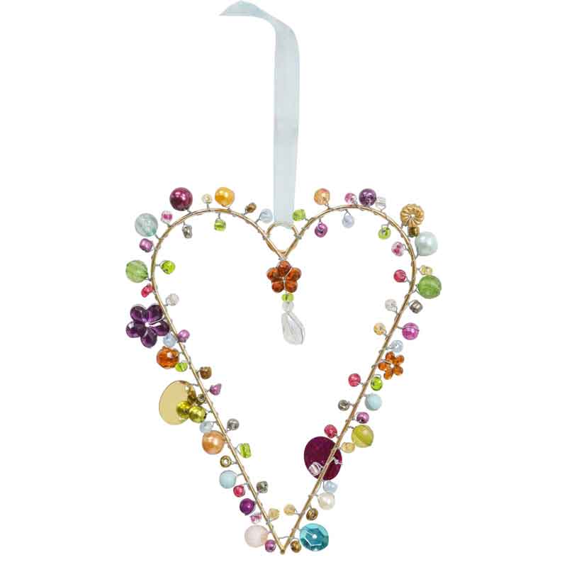 Artisan Collection Handbeaded Heart  Small - Mystique