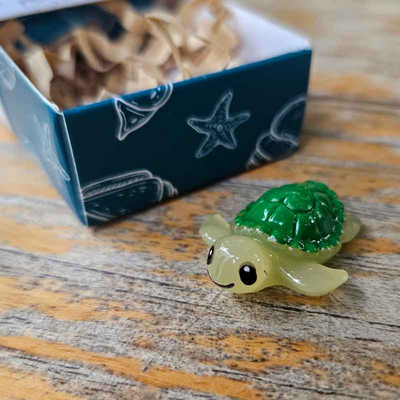 Ocean Treasure Matchbox Charm - Turtle