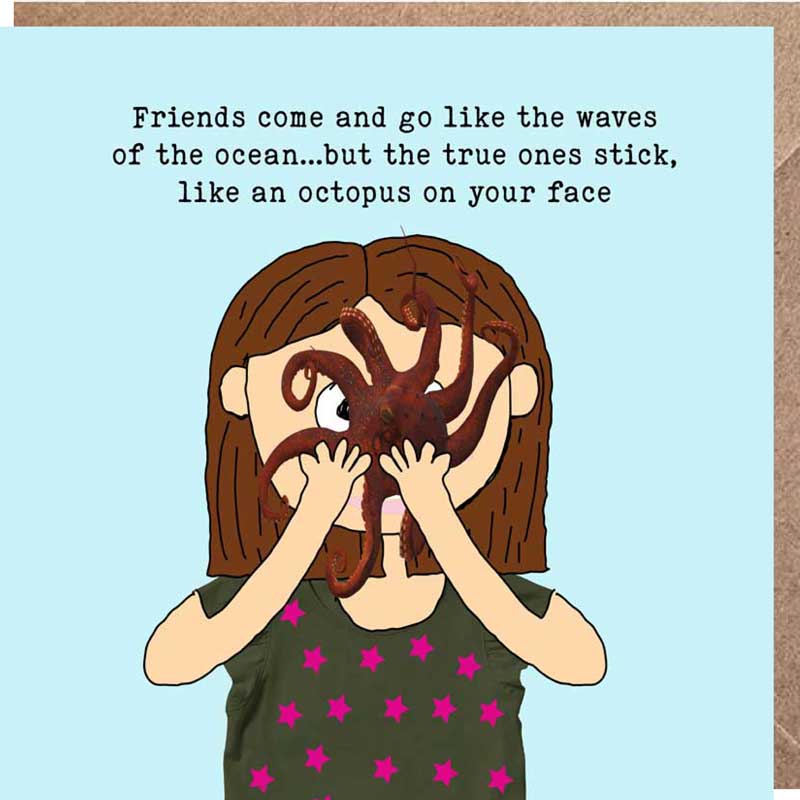 Lucy Loves Life Card - True Friends Stick To You