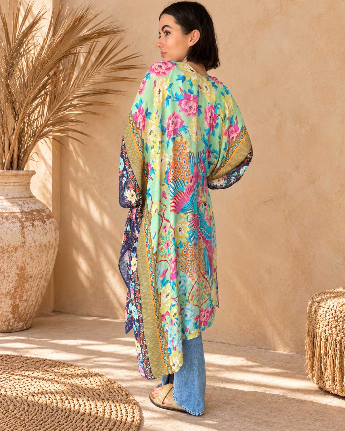 Exotic Floral Kimono