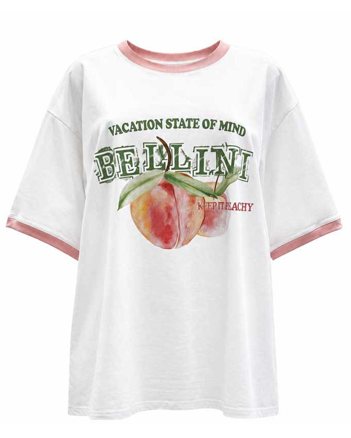 Peach Bellini Tee By Coco Cartel