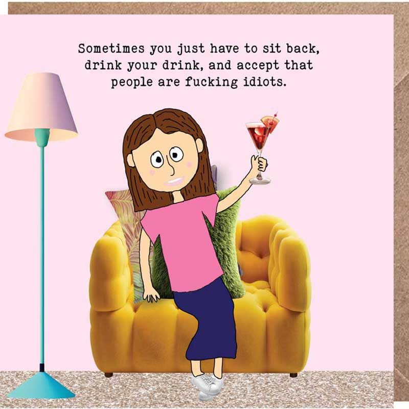 Lucy Loves Life Card - Annoying People
