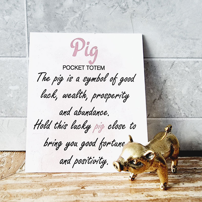 Pig Pocket Totem - Luck & Prosperity