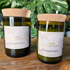 Pineapple Mojito Champagne Bottle Soy Candle - Cocktail Collection