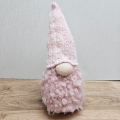 Pink Fluffy Christmas Gnome - Andie