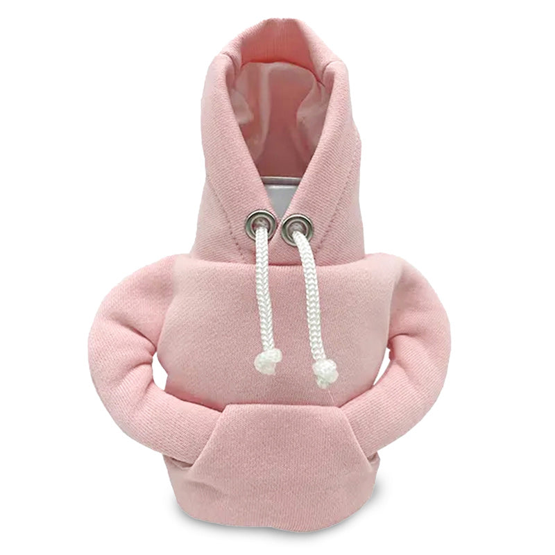 Coatie Hoodie Drink Stubby Holder Fun Gift - Pink