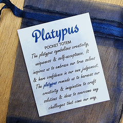 Platypus Pocket Totem - Uniqueness, Self Acceptance & Creativity