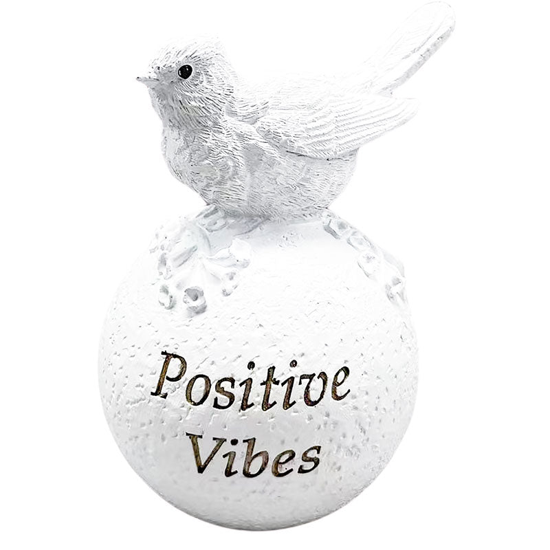 Positive Vibes Bird Figurine