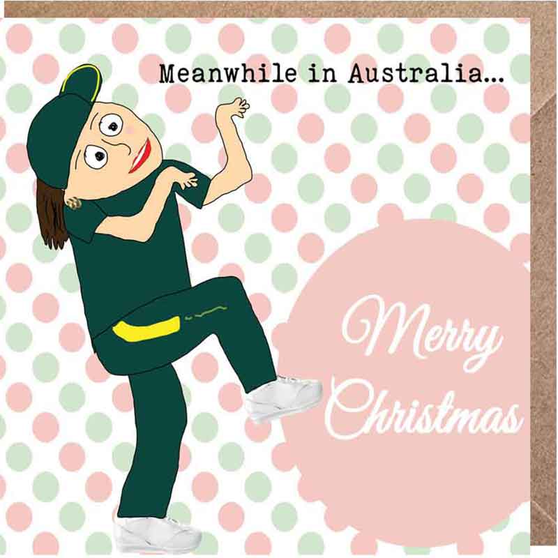 Lucy Loves Life Card - Meanwhile In Australia..Raygun Christmas