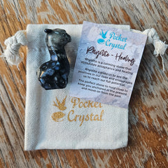 Rhyolite Pocket Crystal Llama - Healing