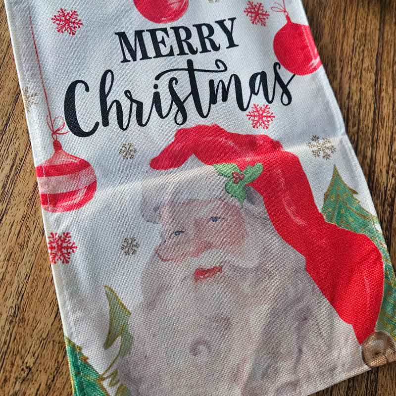 Christmas Table Runner - Santa Design