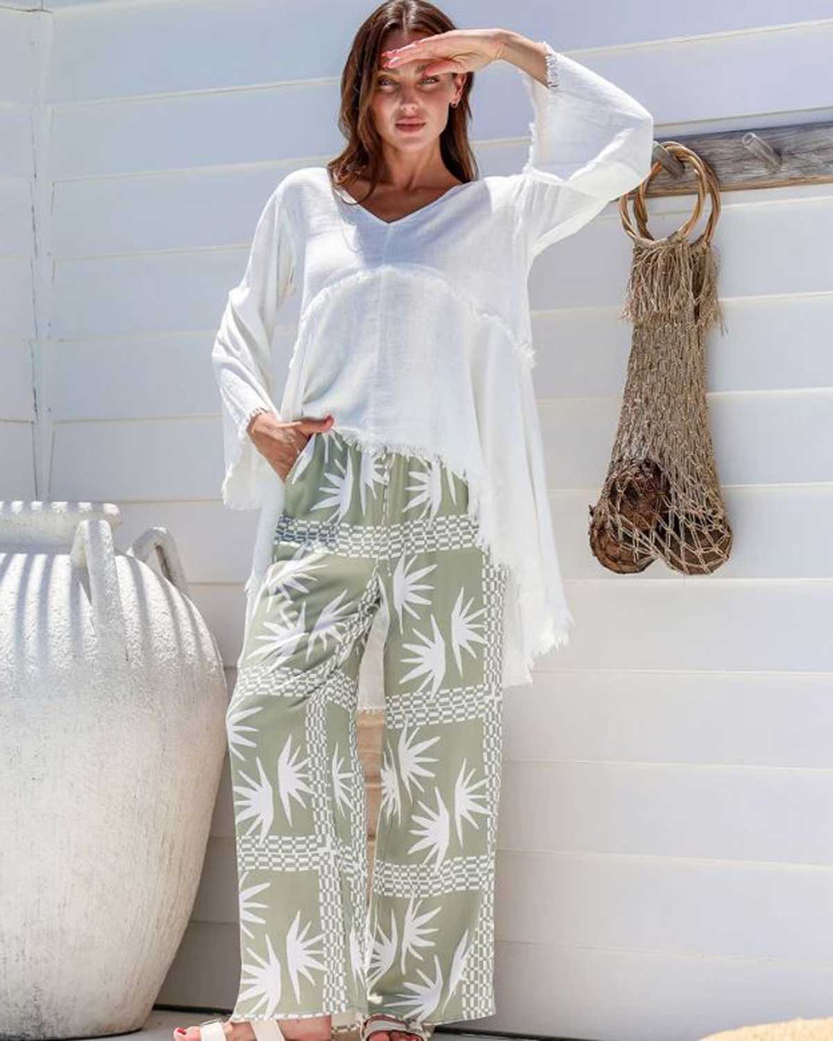 Inti Santal Skirt Sage by Jatea The Label