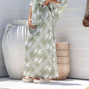 Inti Santal Skirt Sage by Jatea The Label