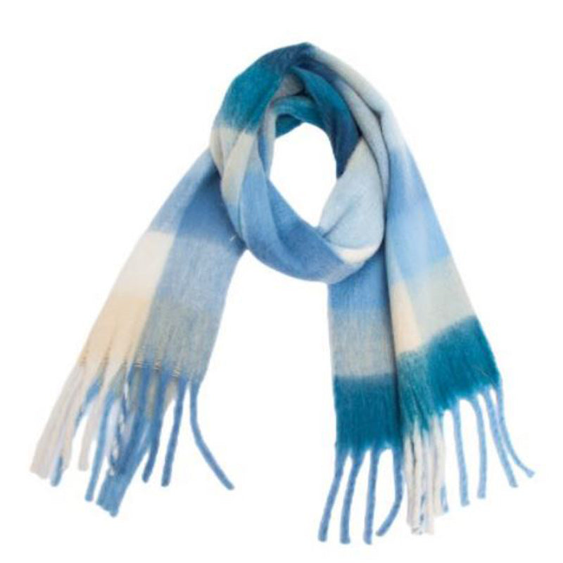 Cloud Nine Blues Winter Scarf