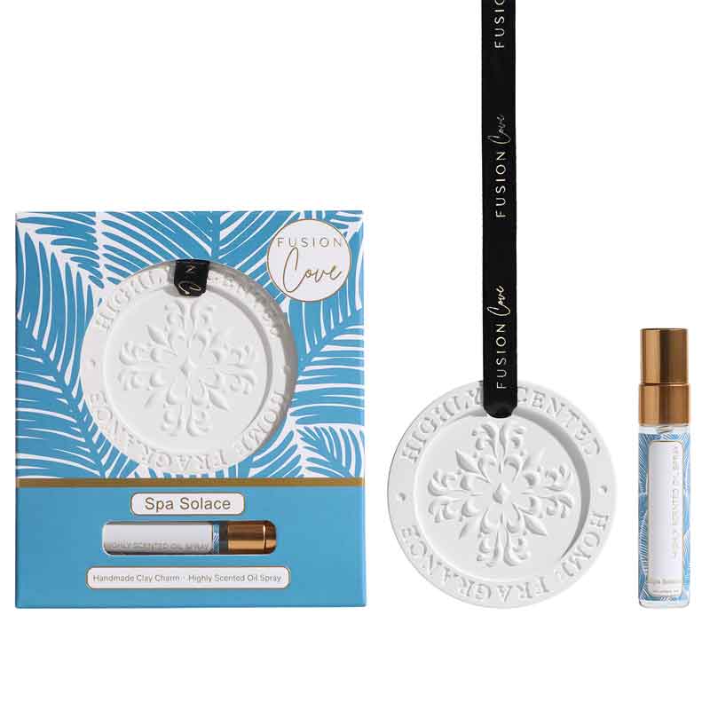 Scented Fragrance Hanging Tablet & Spray - Spa Solace