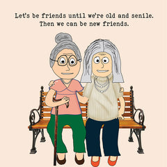 Lucy Loves Life Card - Let's Be New Friends