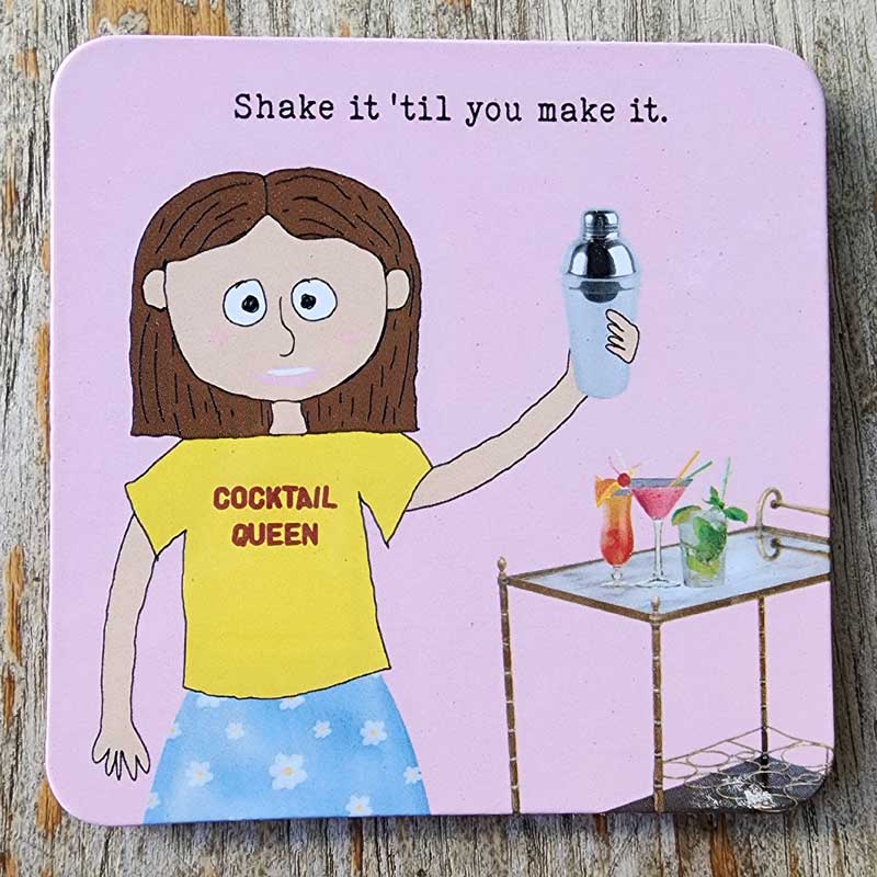 Lucy Loves Life Coaster - Shake It Til You Make It