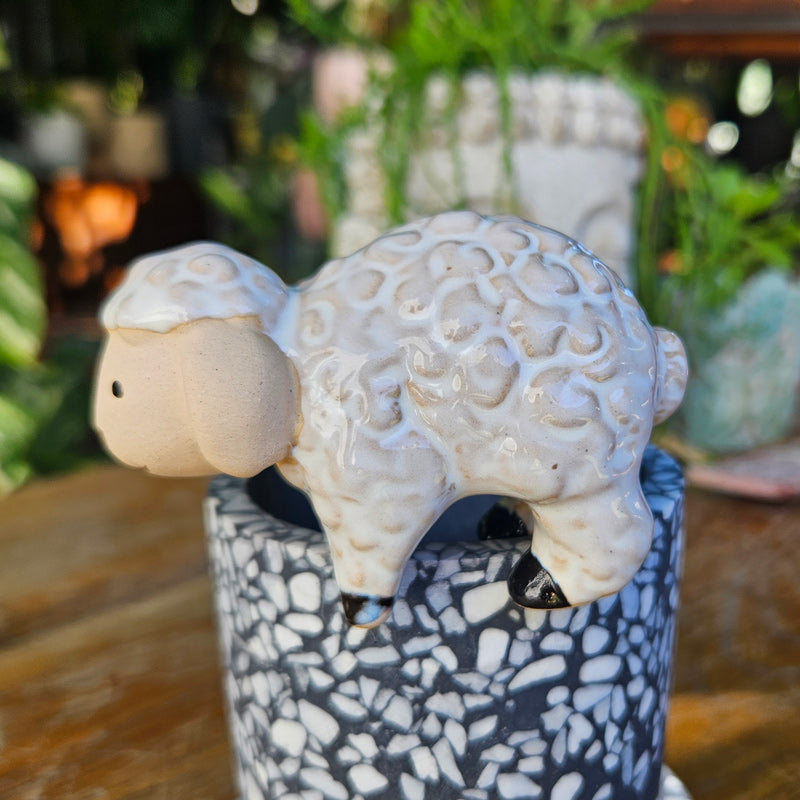 Sheep Ceramic Pot Hanger