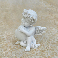 Angel Protector Cherub Figurine