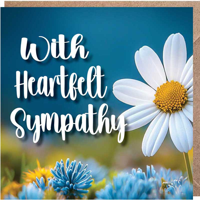Lucy Loves Life Card - With Heartfelt Sympathy